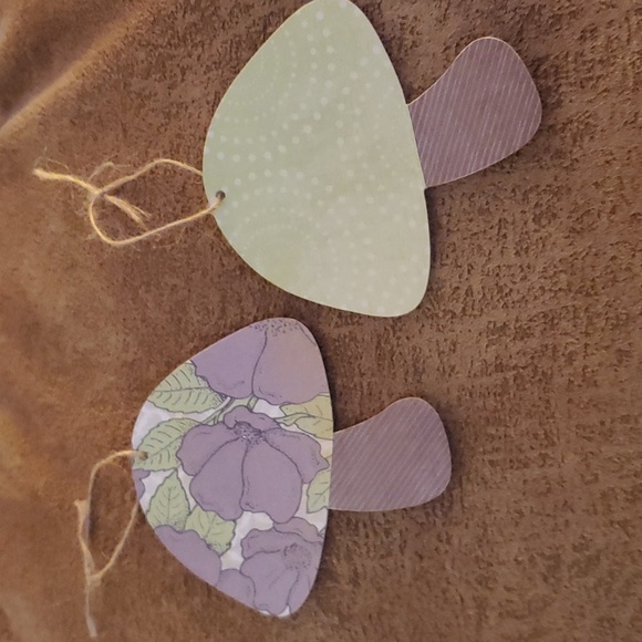 Antler Haven Designs Hanging Mushroom Ornaments Set of 4 - Picture 6 of 8